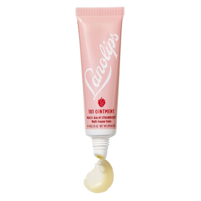 Lanolips 101 Ointment Multi-Balm - Strawberry - 0.35oz