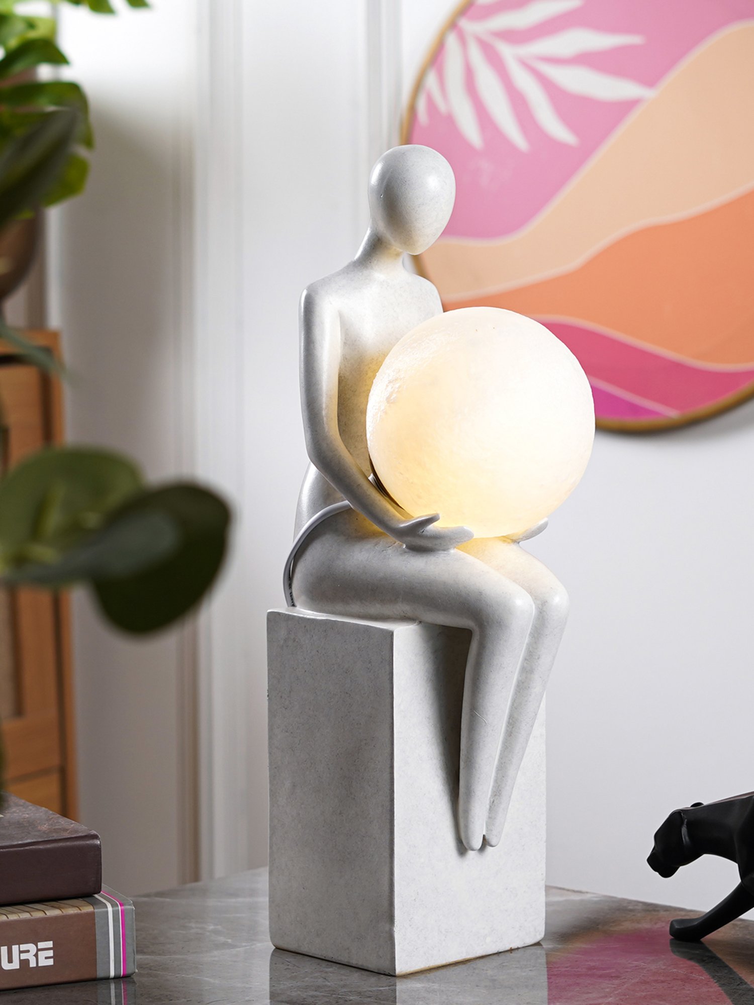 The Artment Decorative Bowl Lamp Led Showpiece Figurine