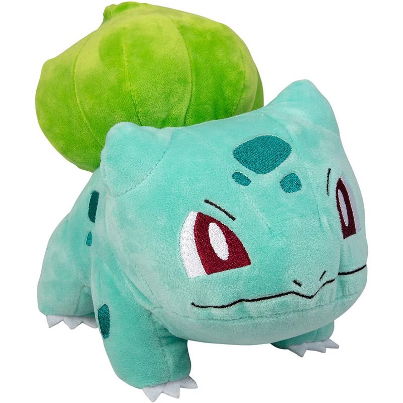Jazwares Pokemon Bulbasaur 8" Plush with Soft Pokeball, Set of 2