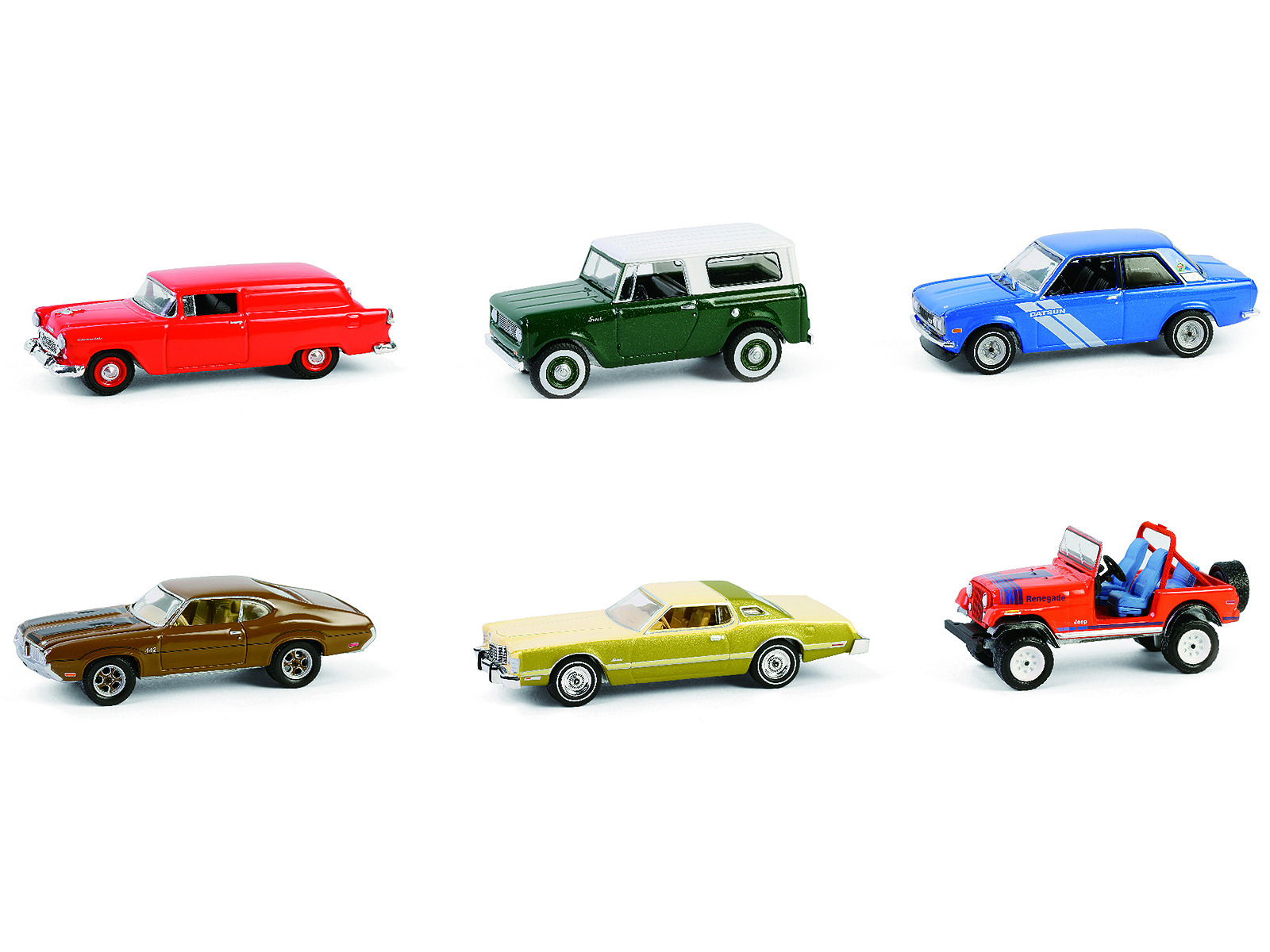 "Vintage Ad Cars" Series 11 Set of 6 pieces 1/64 Diecast Model Cars by Greenlight