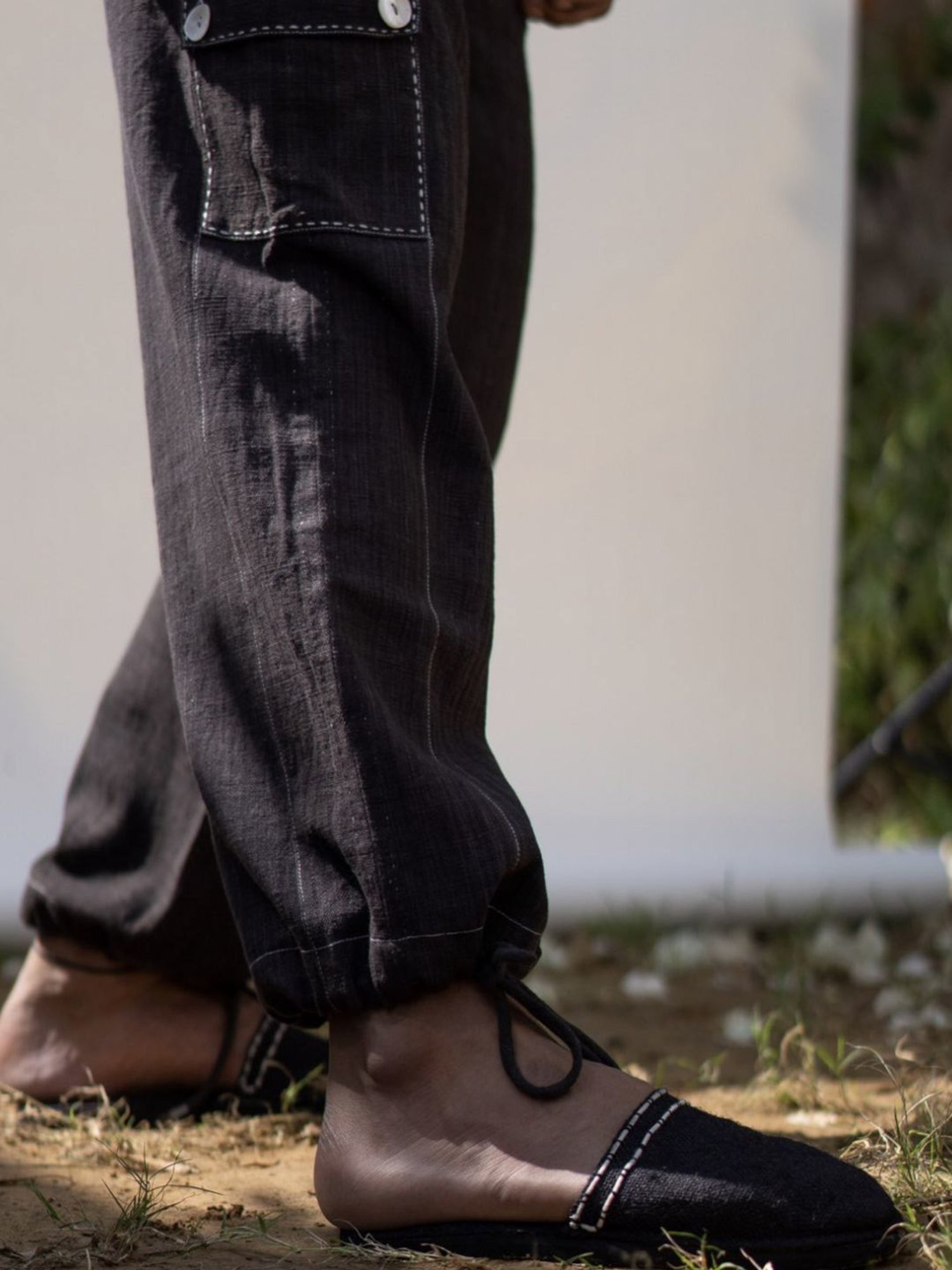 Lafaani Black Sonder Unisex Black Bomber & Utility Pants