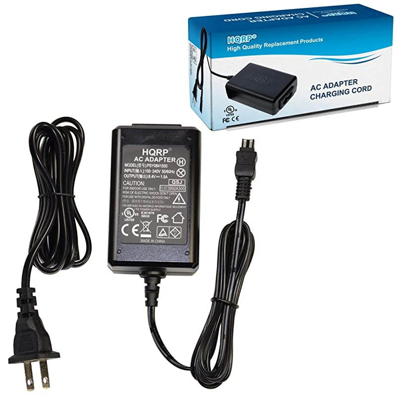 84V Charger Compatible with Sony HandyCam DCRSR68 DCRSR88 DCRSX43 DCRSX44 HDRTD10 HDRHC3E HDRHC5E HDRHC7E HDRHC9E HDRSR10E ACL200 L200C L200D ACL25 ACL25A L20 L20A Camcorder