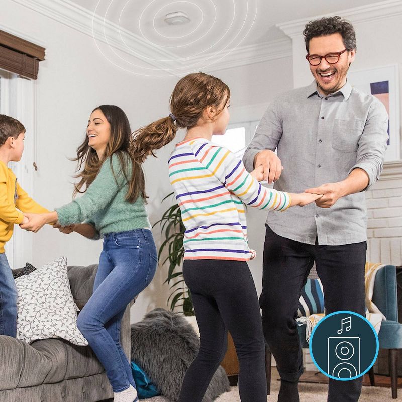 First Alert Onelink Safe & Sound Hardwired Alexa-Enabled Smoke & Carbon Monoxide Detector with Premium Home Speaker