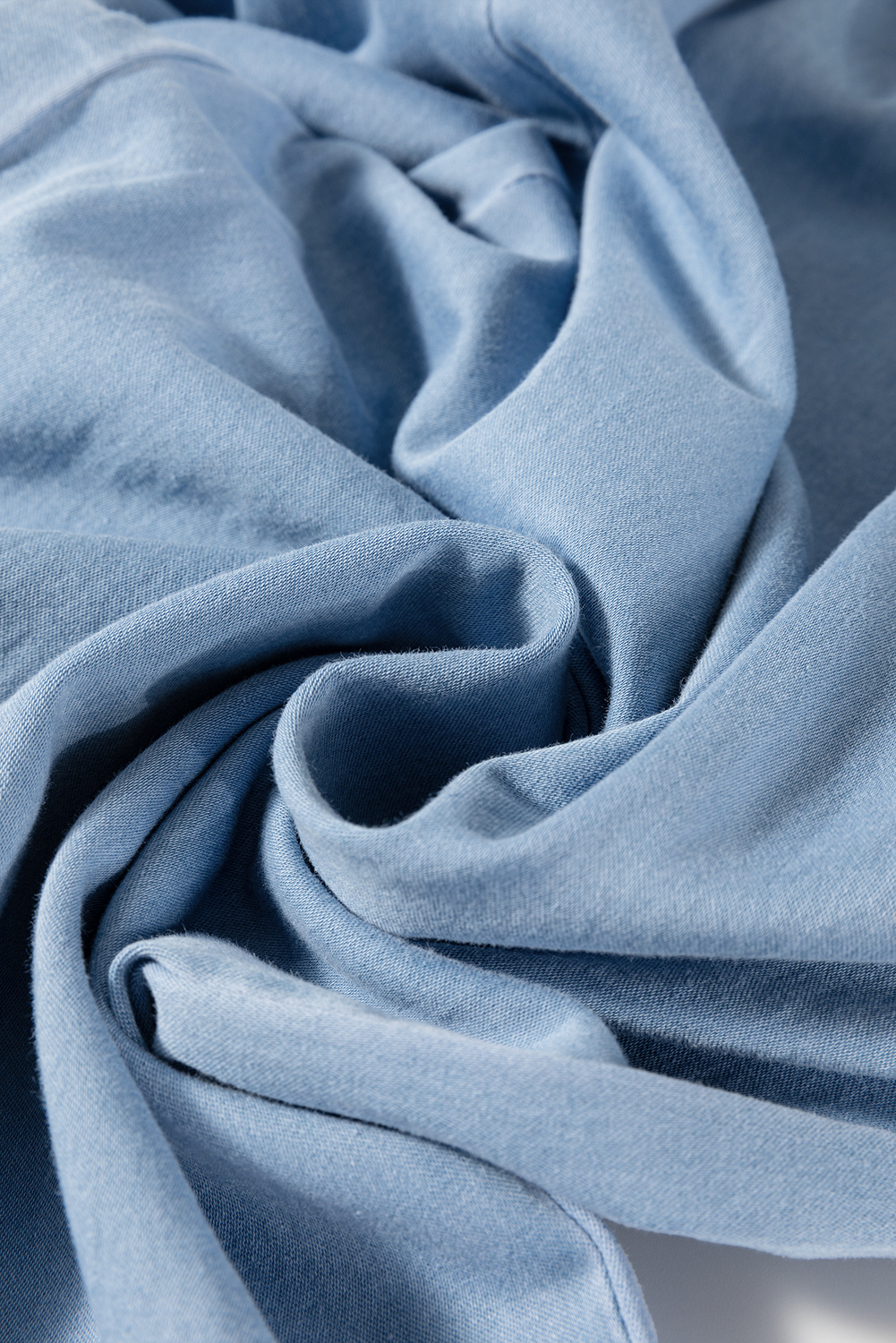 Dark Blue Plus Size Stitching Washed Flare Jeans