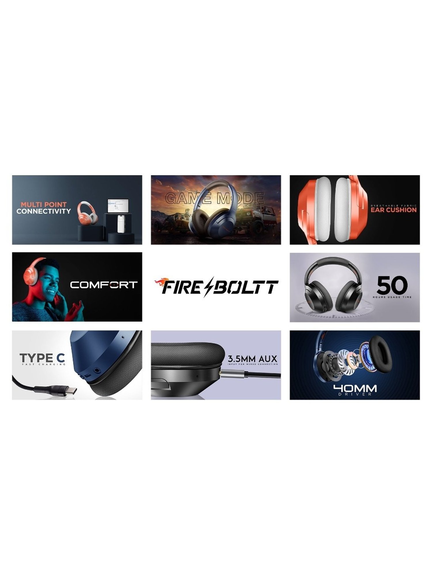 Major IV On Ear Wireless Bluetooth Headphone with Microphone (Black, True Wireless)