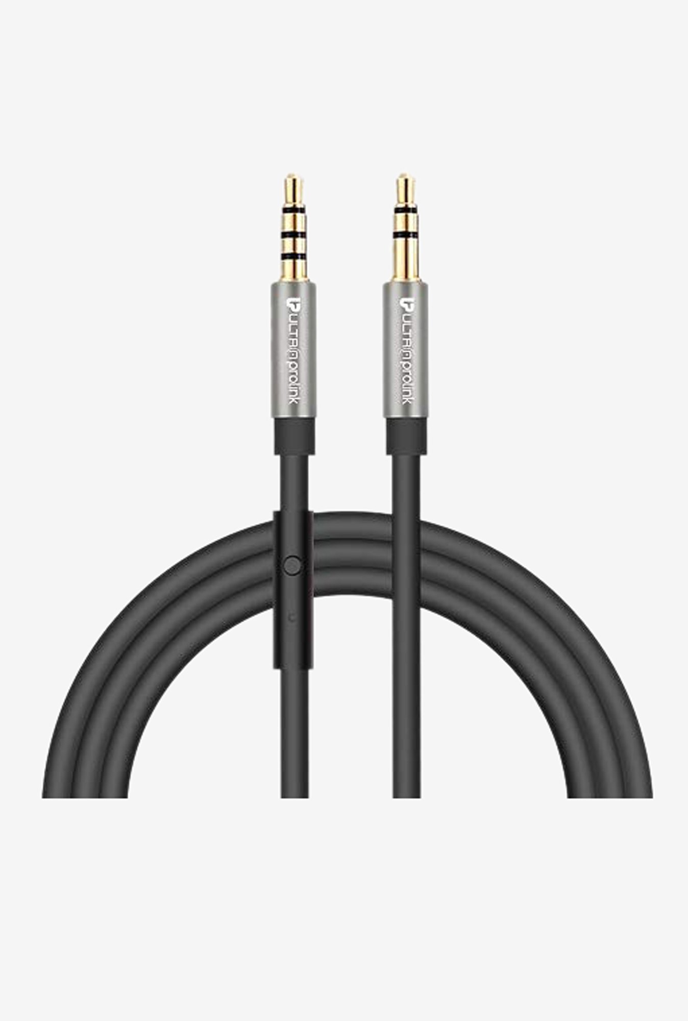 ULTRAPROLINK UL108 1.5m Audio OX HF Stereo Aux & Mic Audio Cable (Black)
