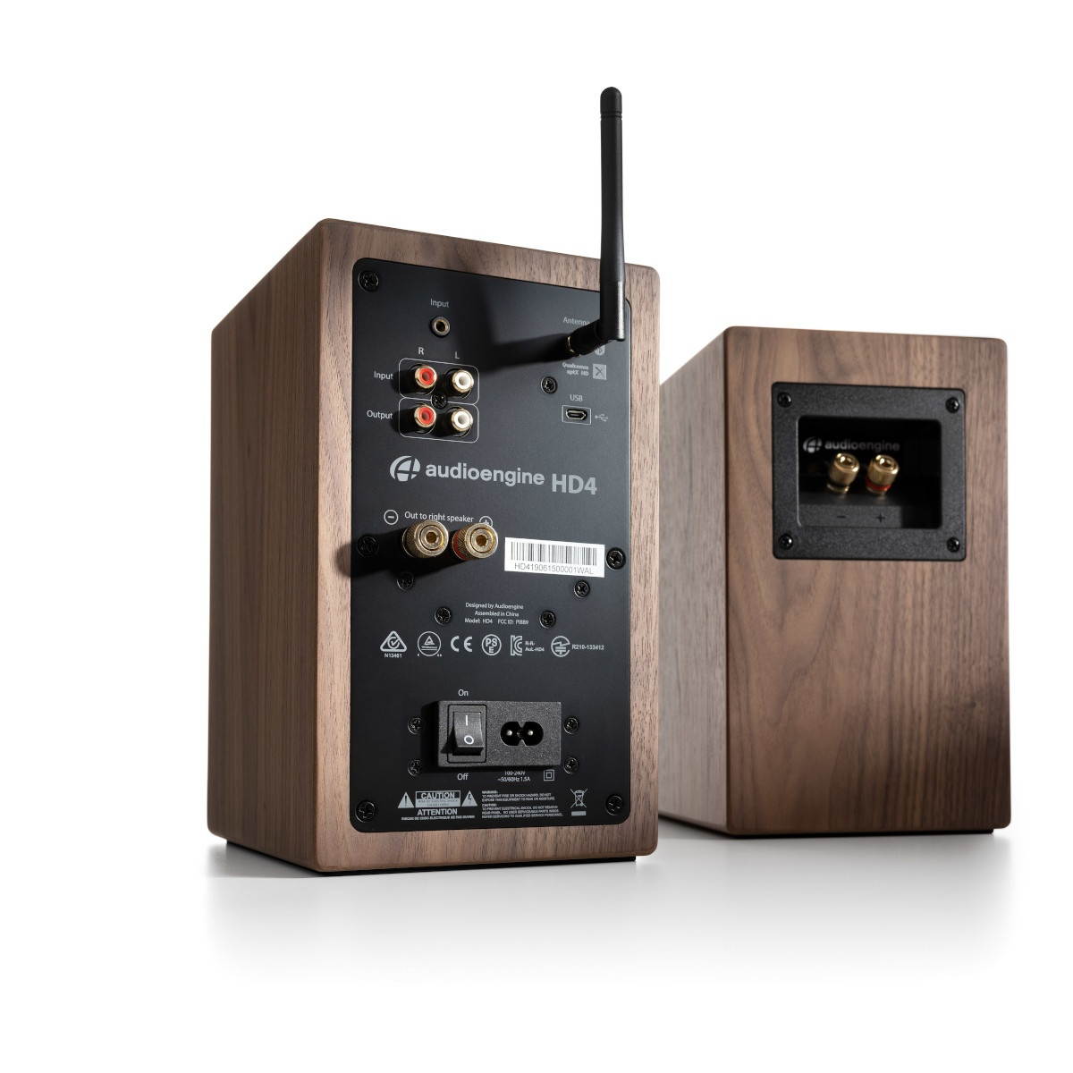 Audioengine HD4 Wireless Speaker System (Walnut)
