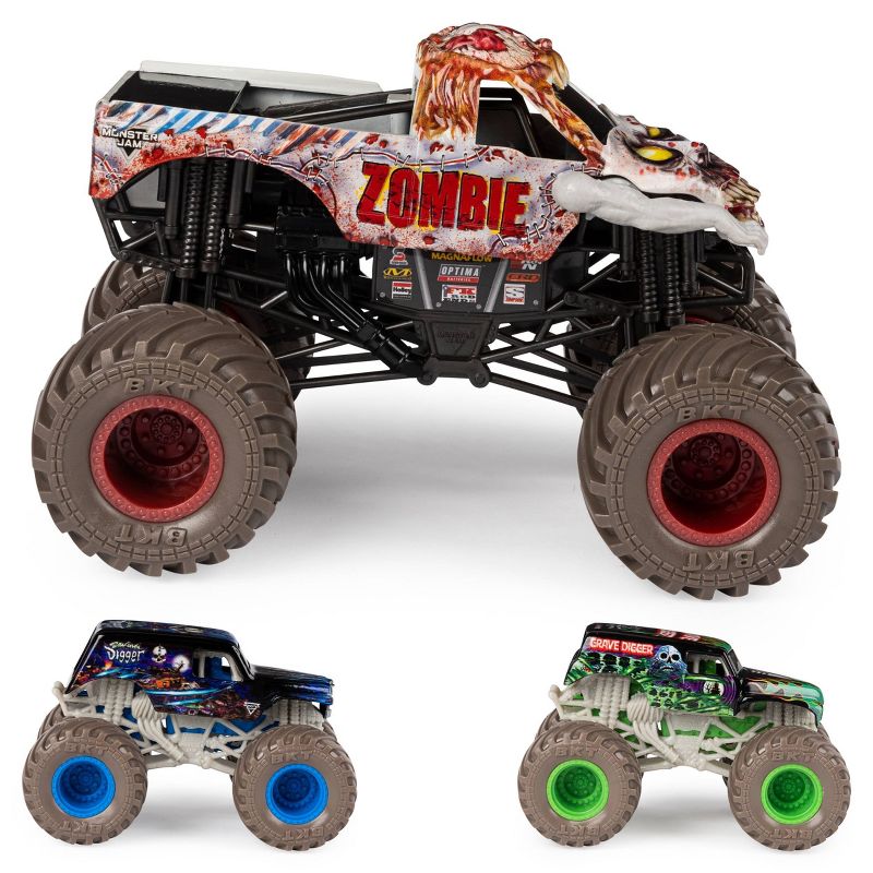 Monster Jam 3-Pack Bundle - Full Moon Frenzy - Zombie