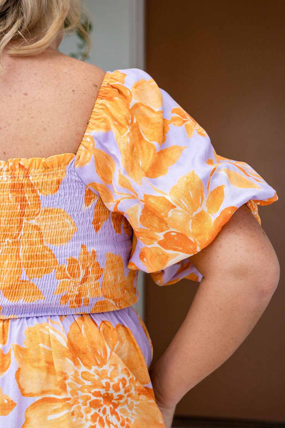 Rose Leopard Print V Neck Plus Size Tee