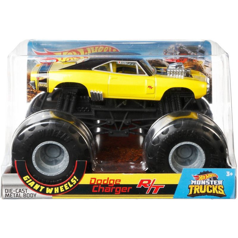 Hot Wheels Monster Trucks 1970 Dodge Charger R/T Vehicle