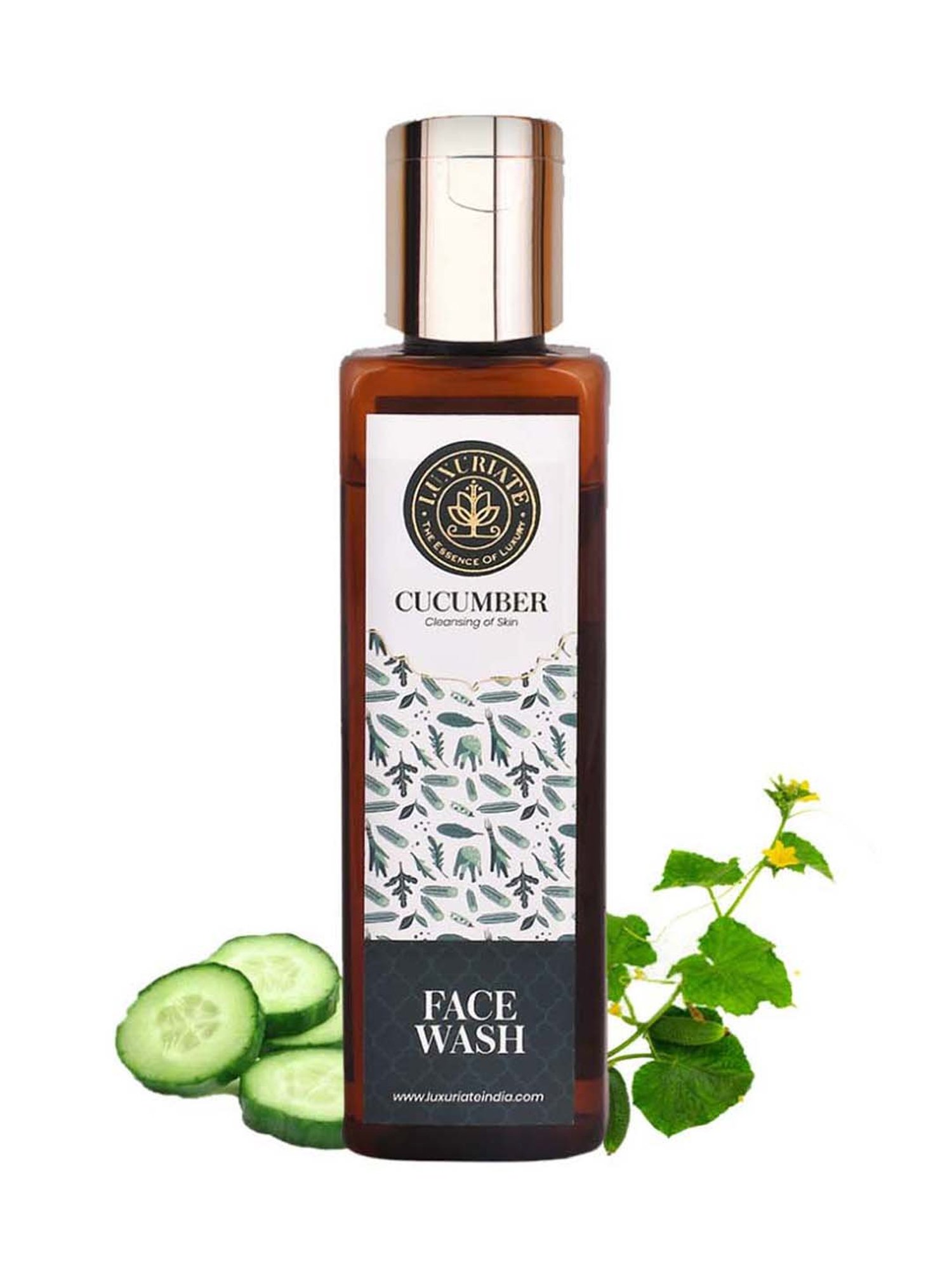 Luxuriate Cucumber Herbal Cleansing Face Wash - 100 ml
