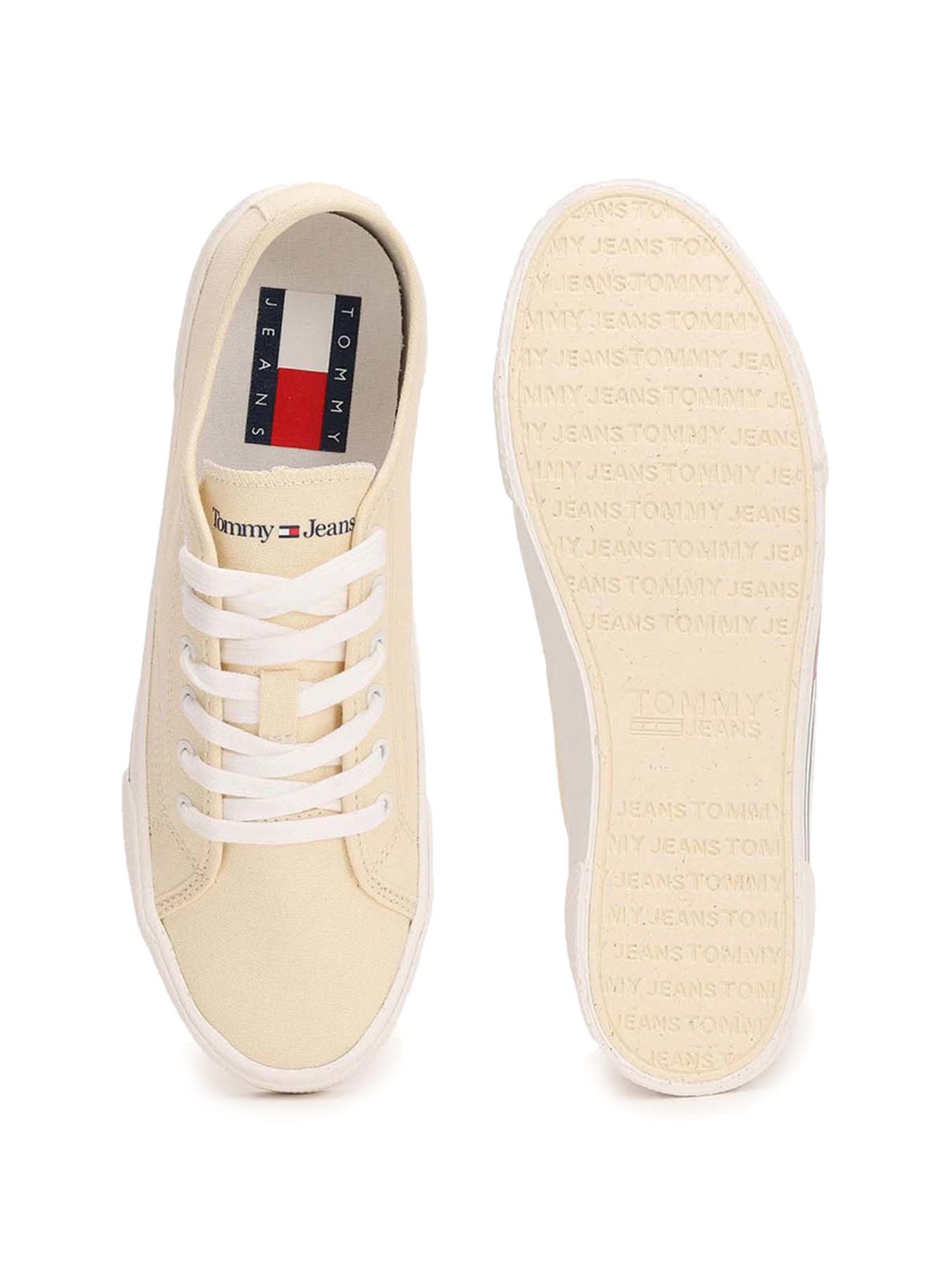 Tommy Hilfiger Women's Beige Casual Sneakers