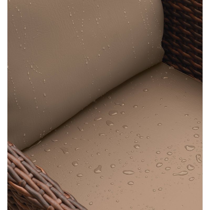 Mirabelle Outdoor Ottoman - Gold - Adore Decor