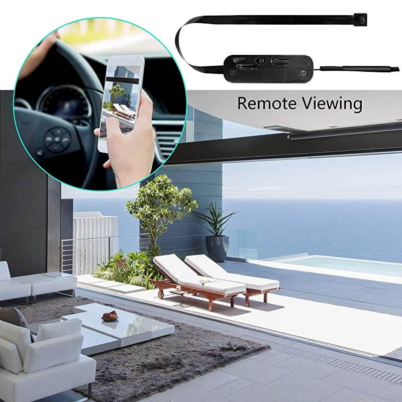 Spy Camera  WiFi Hidden Cameras with Motion Detection Mini Wireless Remote Live View with Free Phone App Full HD 1080P Easy Setup Security Cam for Home Nanny Office Room Indoor