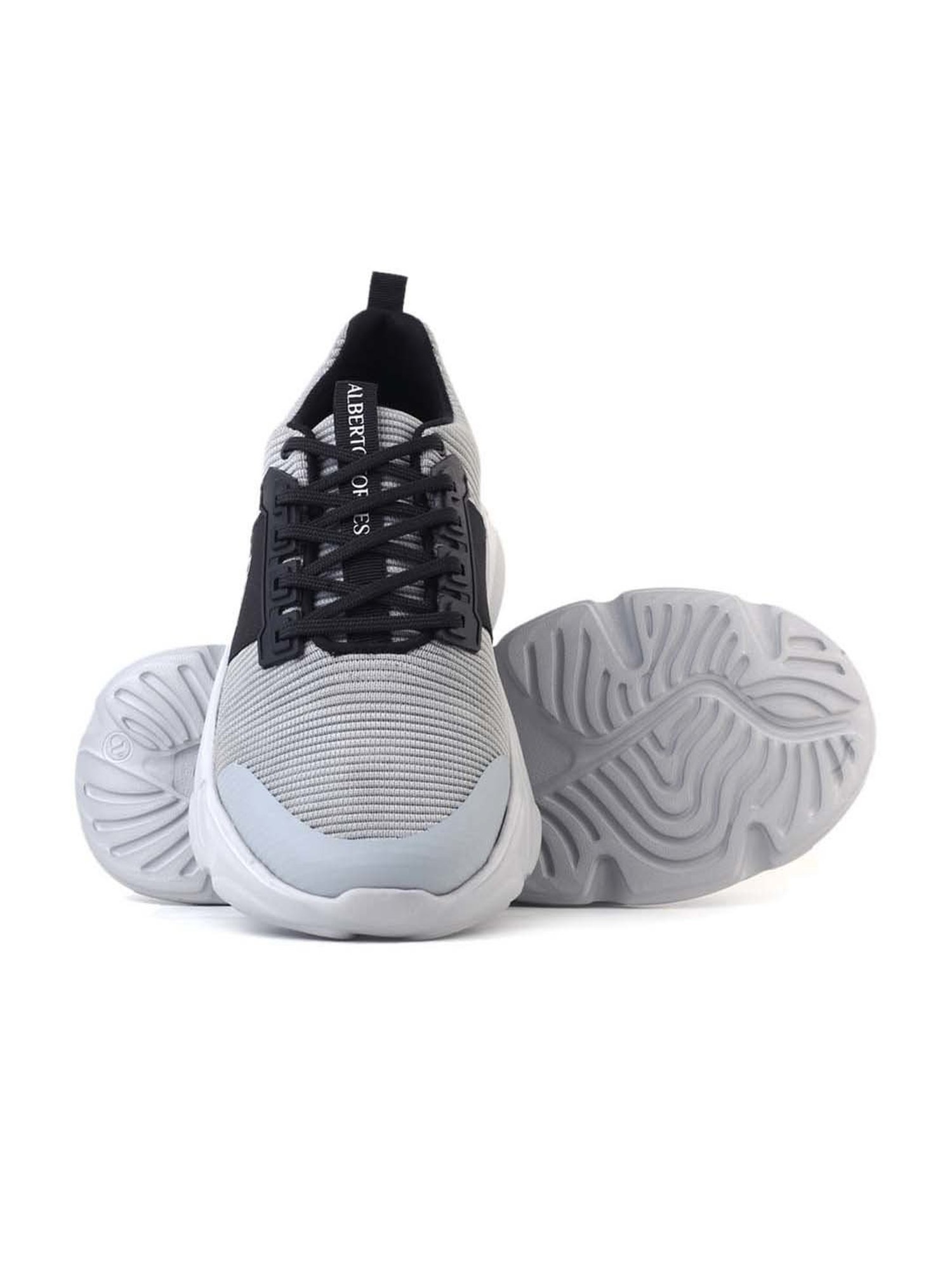 Alberto Torresi Men's Grey Running Shoes