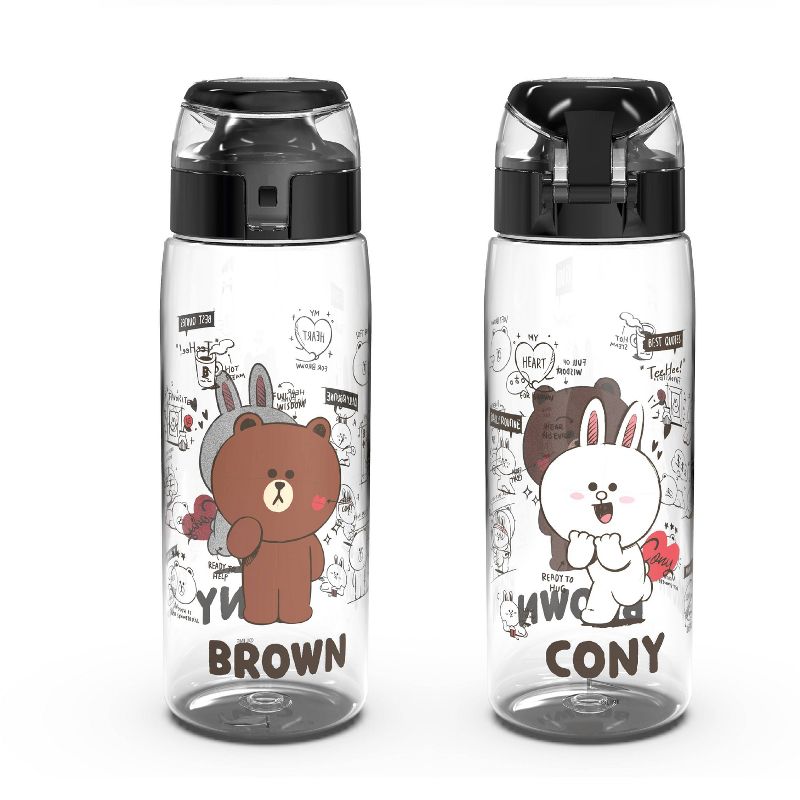 Line Friends 25oz Plastic Tritan Union Water Bottle - Zak Designs