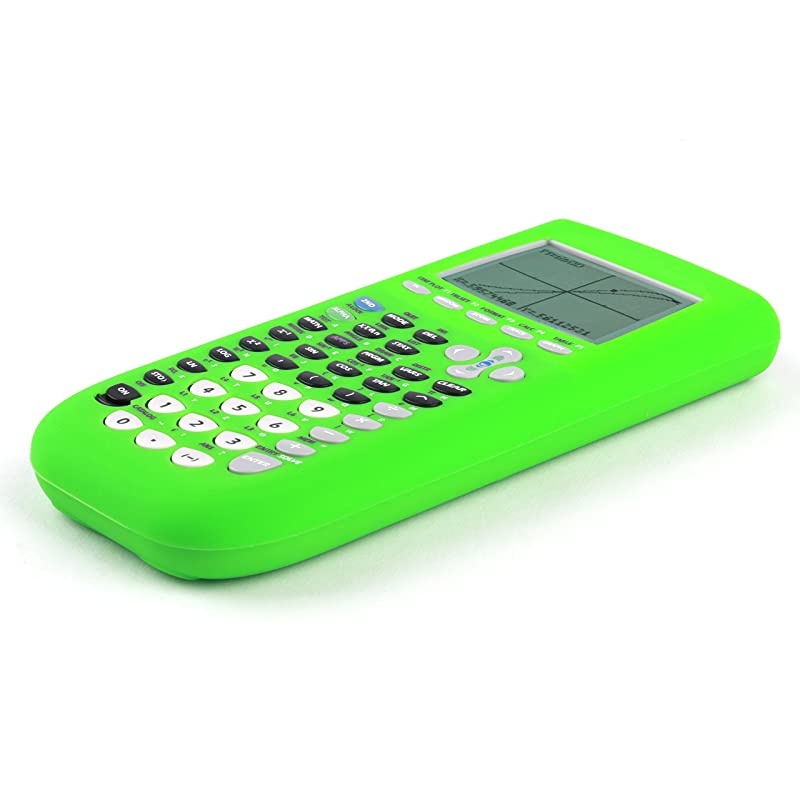 Silicone Case for Texas Instruments TI84 Plus Graphing Calculator Green