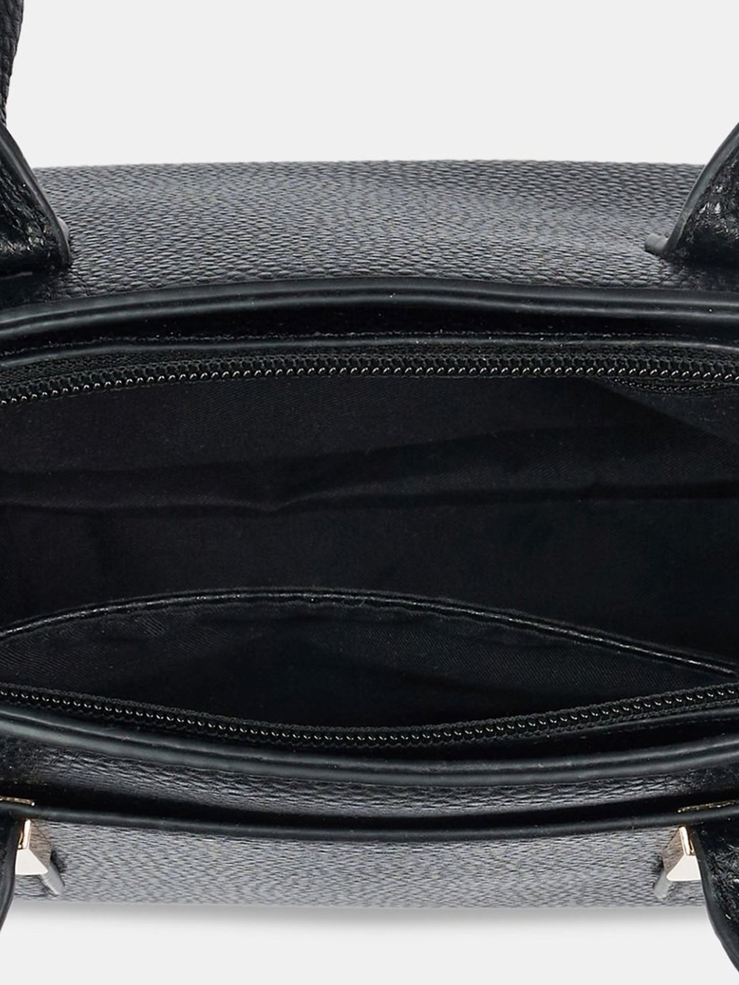 Forever Glam by Pantaloons Black Solid Handbag