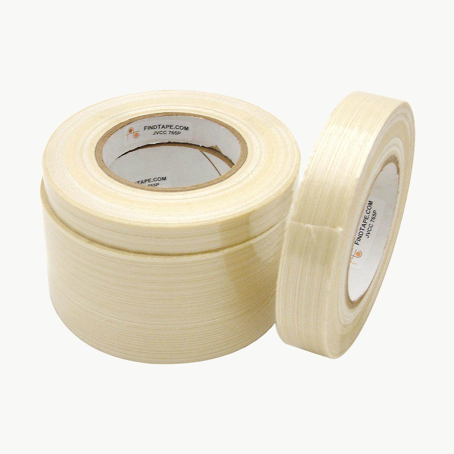 JVCC 765P Premium Grade Filament Strapping Tape: 2 in. x 60 yds. (Natural)