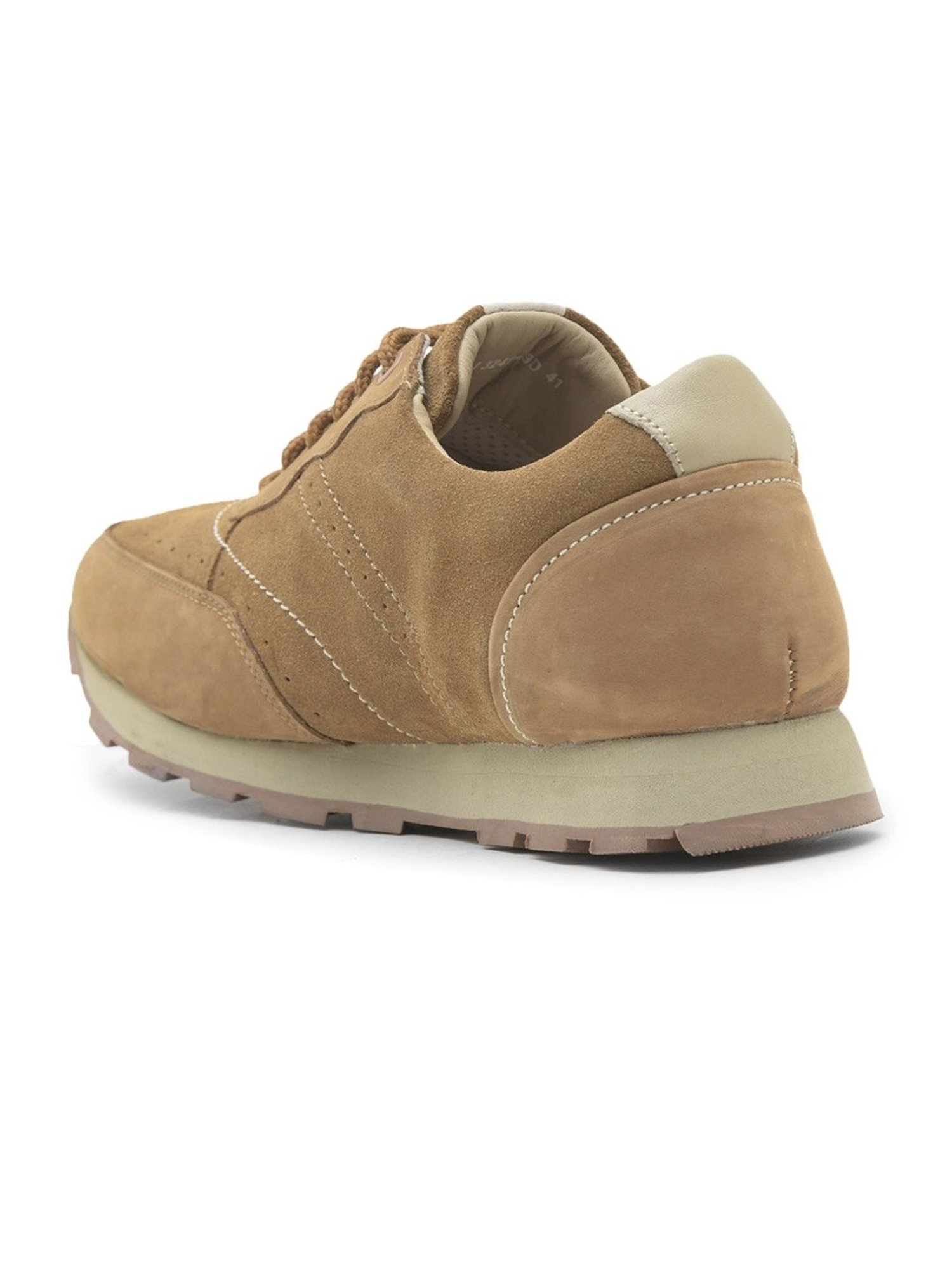 Woodland Men's Camel Casual Sneakers