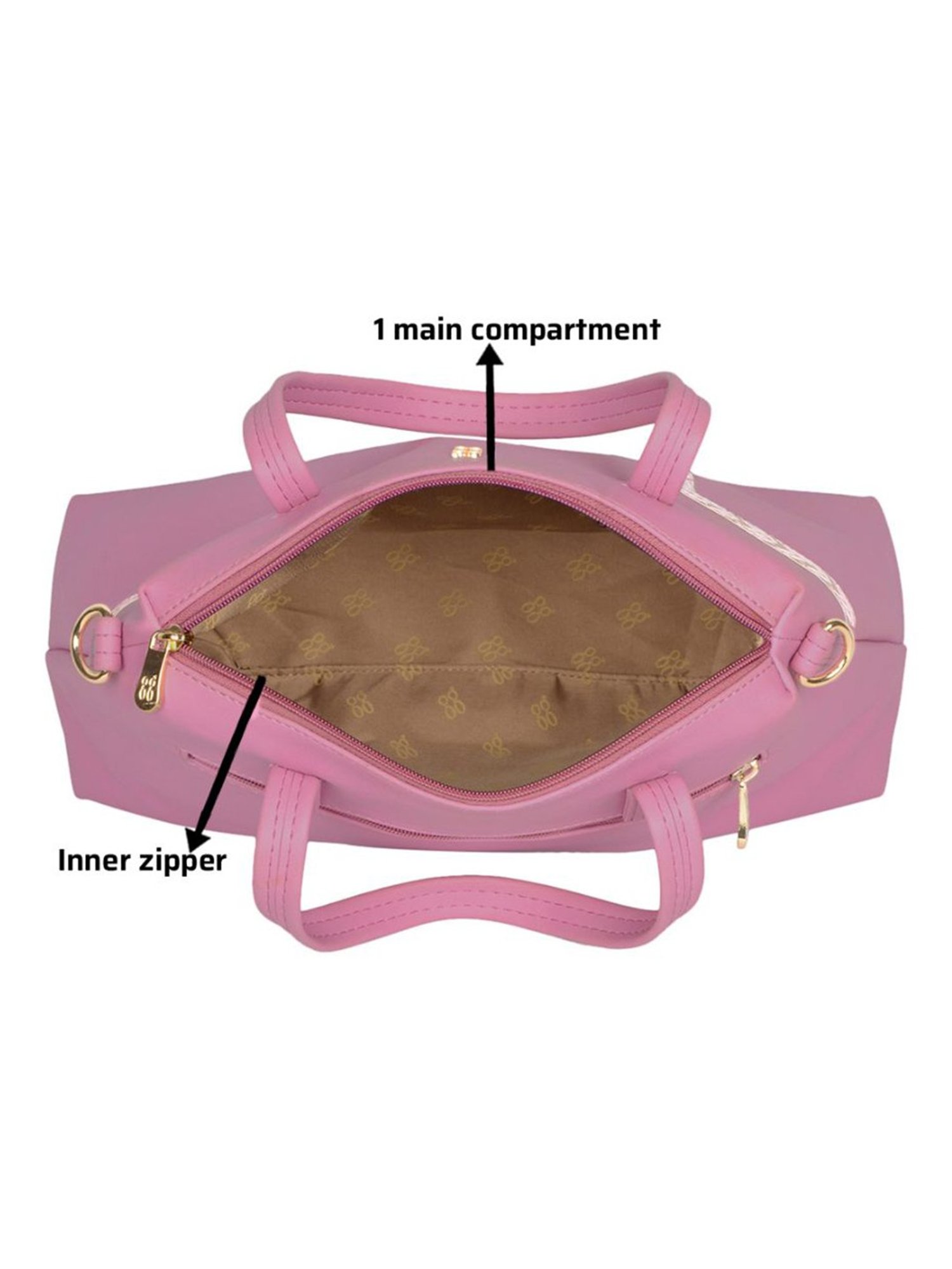 Baggit Pink Medium Tote Bag