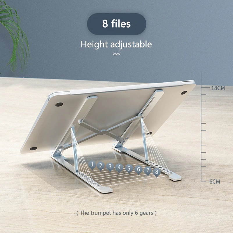 Factory Direct Portable Laptop Stand Holder For Macbook Pro Adjustable Suporte Notebook Stand Quality Laptop Stand For Bed