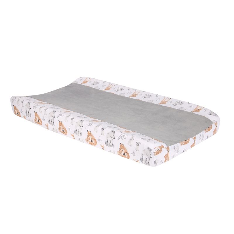 Bedtime Originals Blossom Watercolor Floral Changing Pad Cover - Pink/Gray