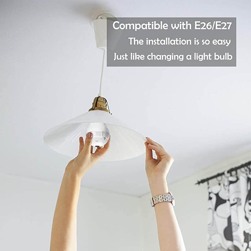 HD 1080P Home WiFi Camera 360 Degree Panoramic Wireless Security IP Camera for Home Baby Pet Monitor Remote Viewing Camera Night Vision Motion Detection Wireless Camera 24GHz