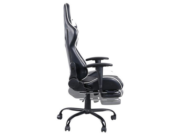 Hilinston Ergonomic Office Chair PC Gaming Chair Racing Chair for Gaming,Computer Chair,E-Sports Chair with High-Back,Adjustable Headrest and Lumbar Support,White,GC03