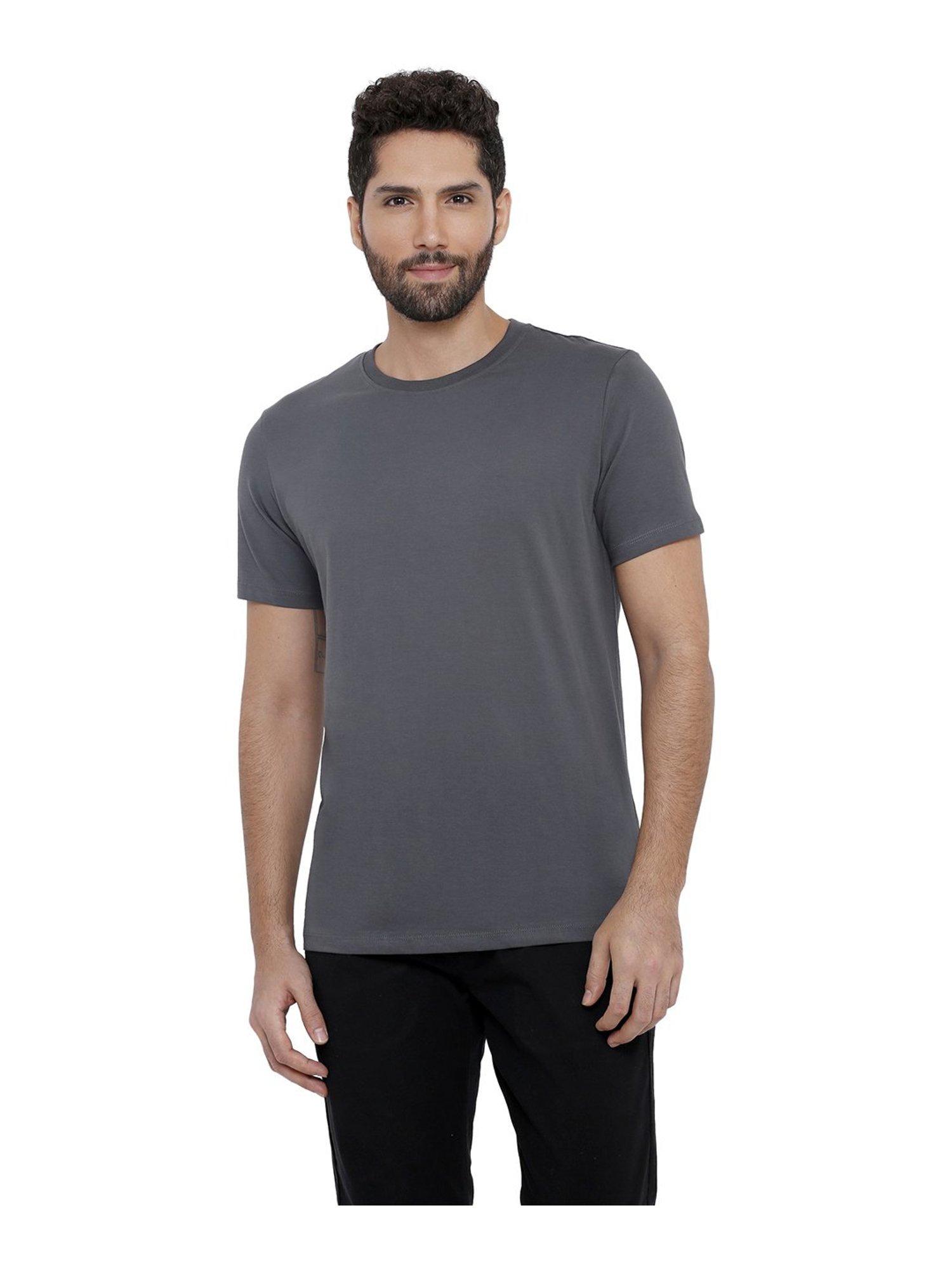 XYXX Grey Crew Neck T-Shirt