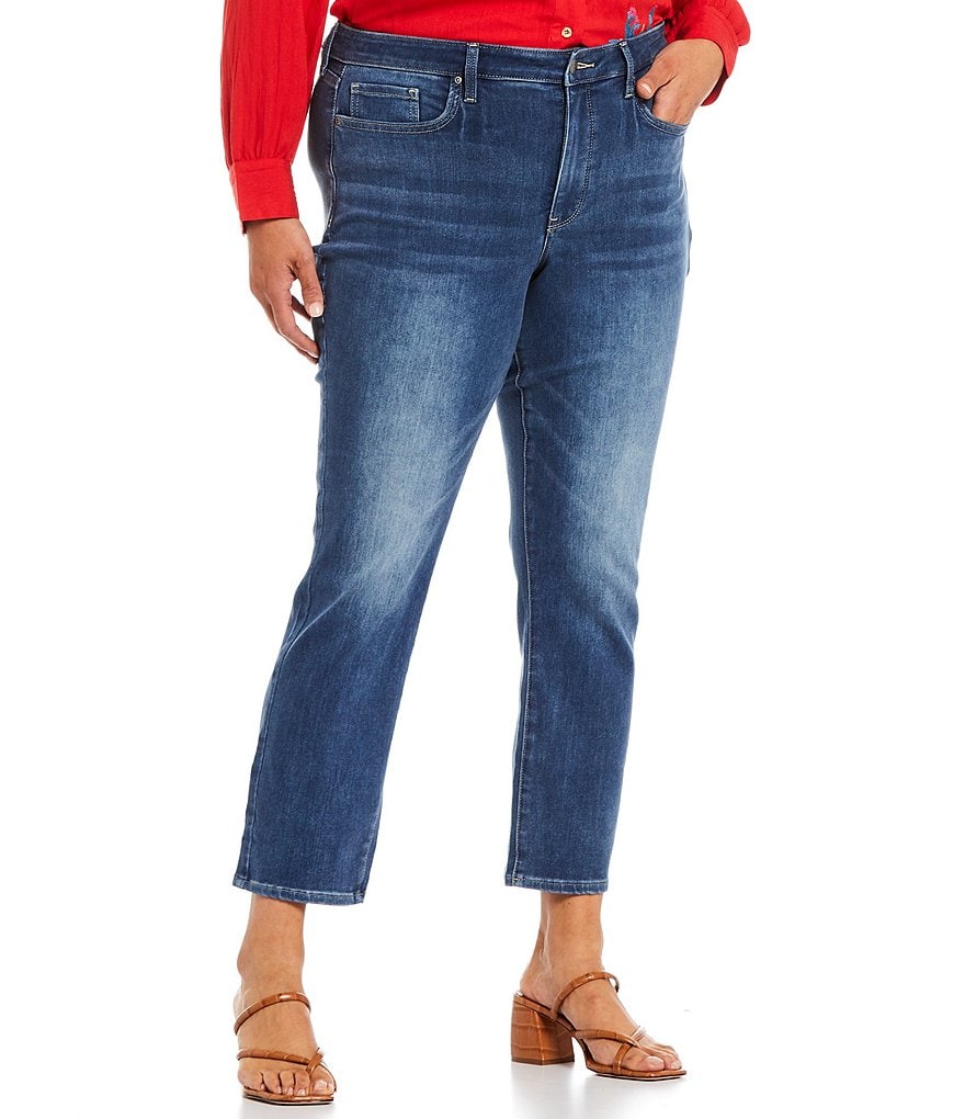 Democracy Plus Size Ab-Solution Capri Skimmer Jean