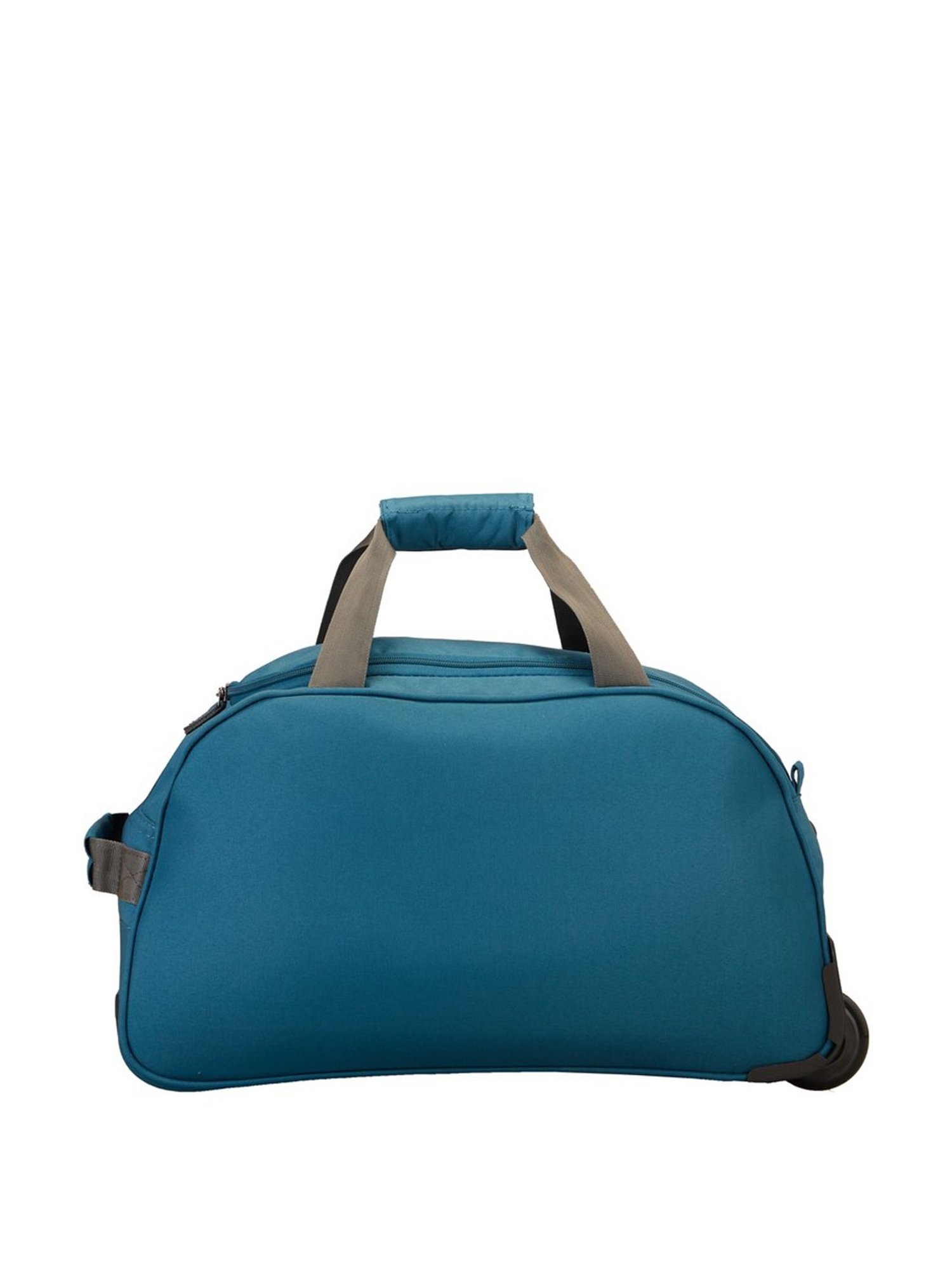 Aristocrat Teal Blue 2 Wheel Medium Duffle Trolley - 33 cm