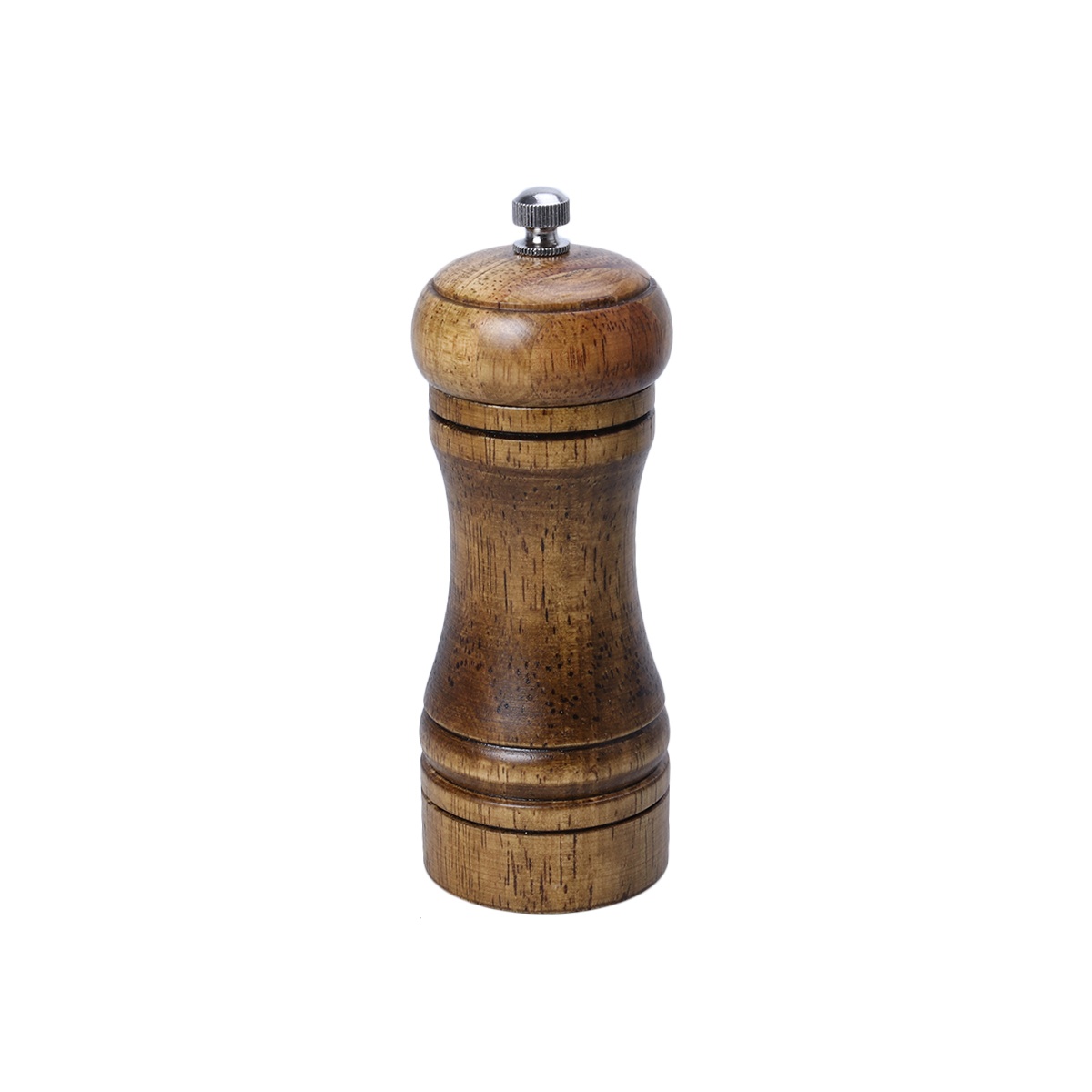5 Inch Capstan Wood Pepper Grinder Wooden Mill Hand Movement