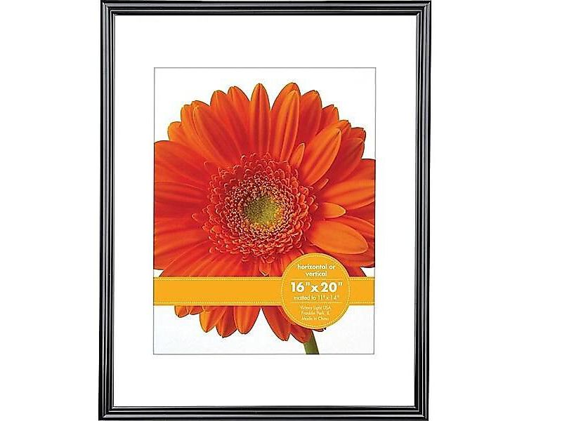 Victory Light Plastic Poster Frame, Black VF0023B.1620