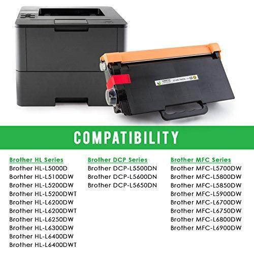 LINKYO Replacement for Brother TN850 TN-850 TN820 Toner Cartridge (Black, High Yield, 2-Pack)