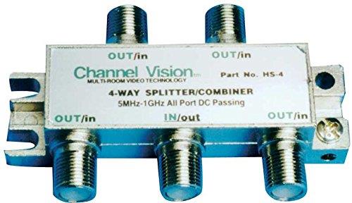 Channel Vision Splitter/Combiner, 1GHz, DC, 4-Way