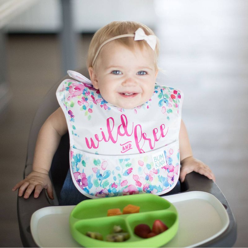 Bumkins Watercolor Bib Set