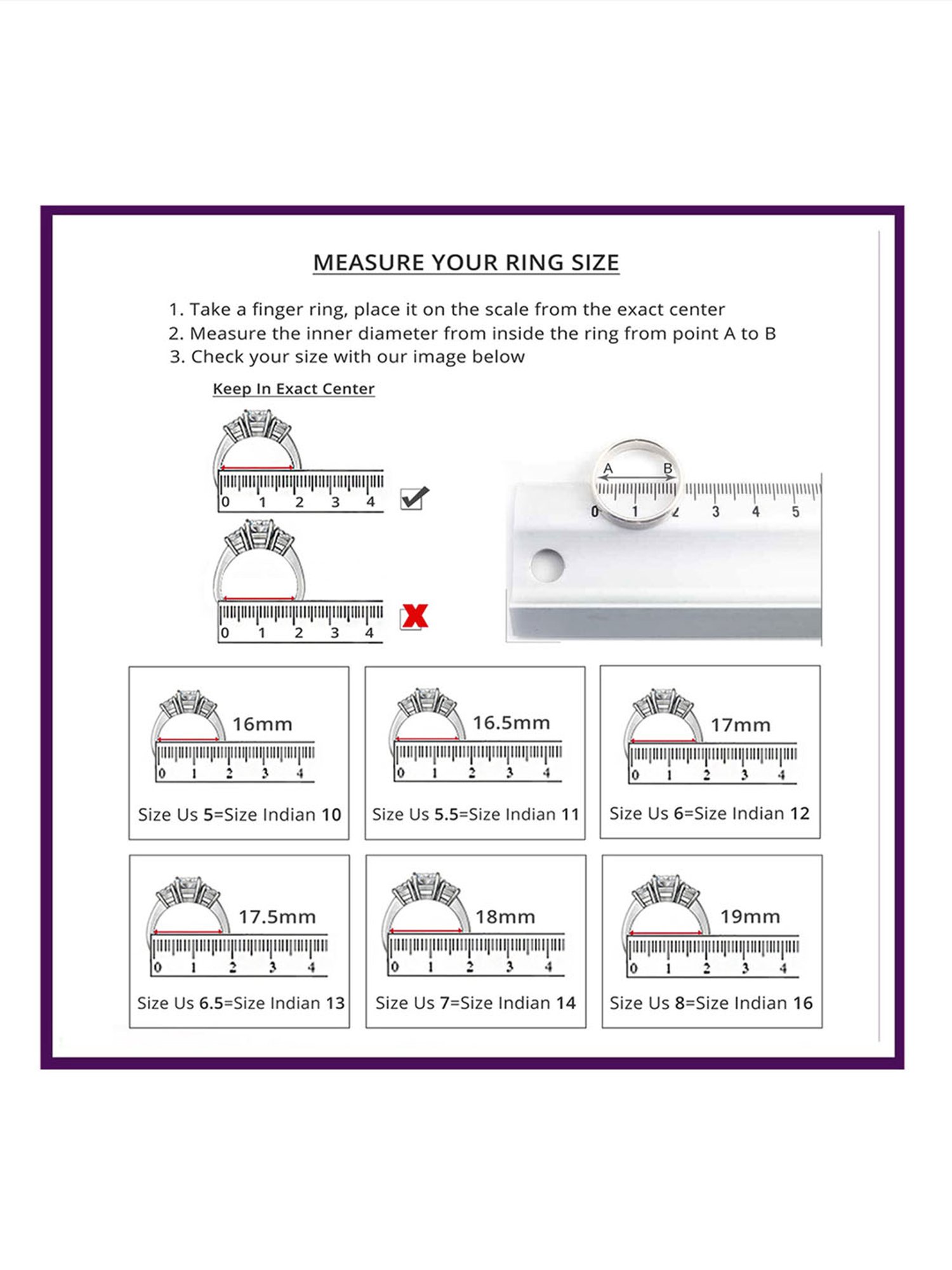 925 Silver AAA Grade American Diamond Twisted Accent Solitaire Ring for Women & Girls