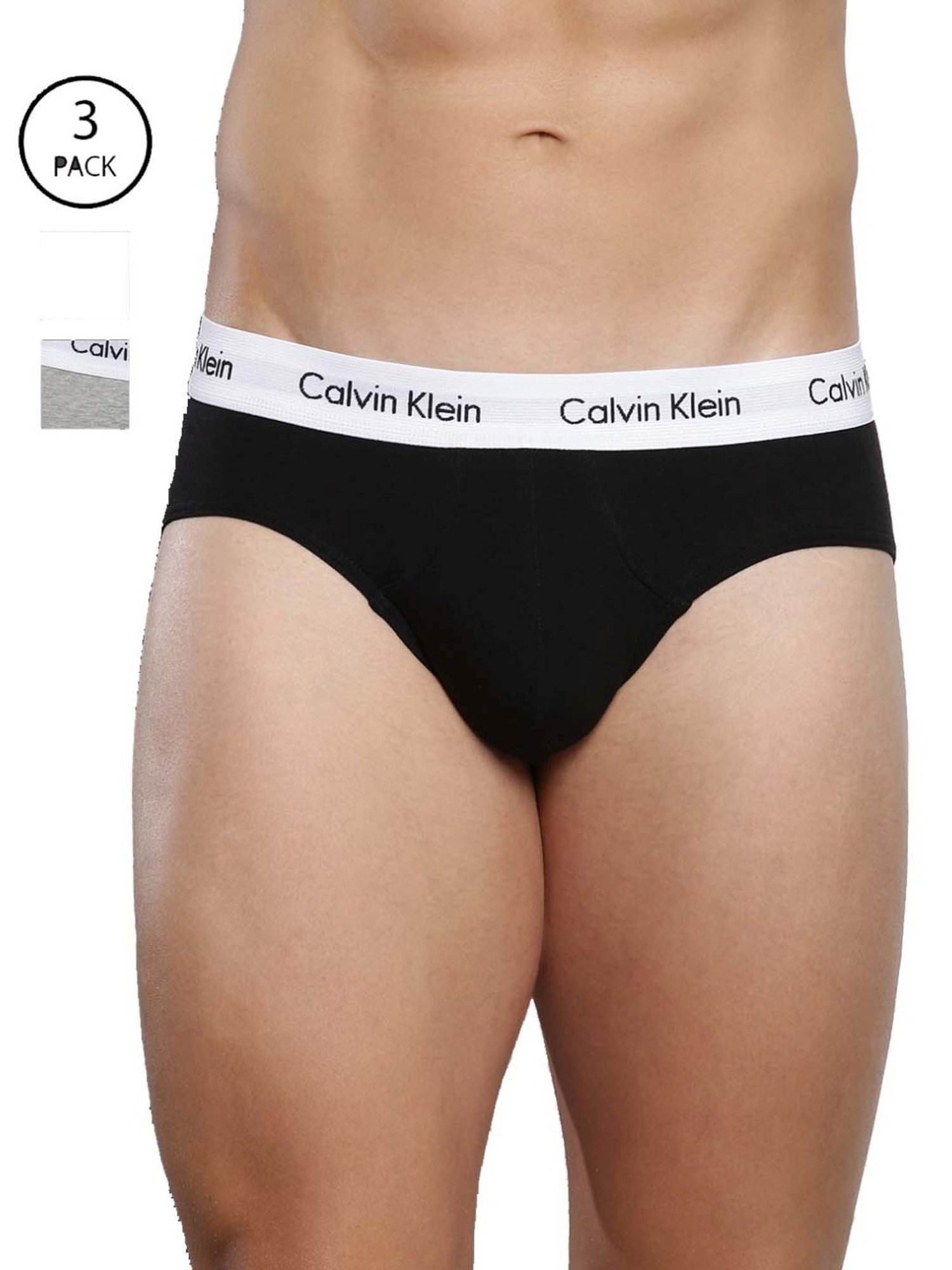 Levi's Grey Cotton Regular Fit Briefs