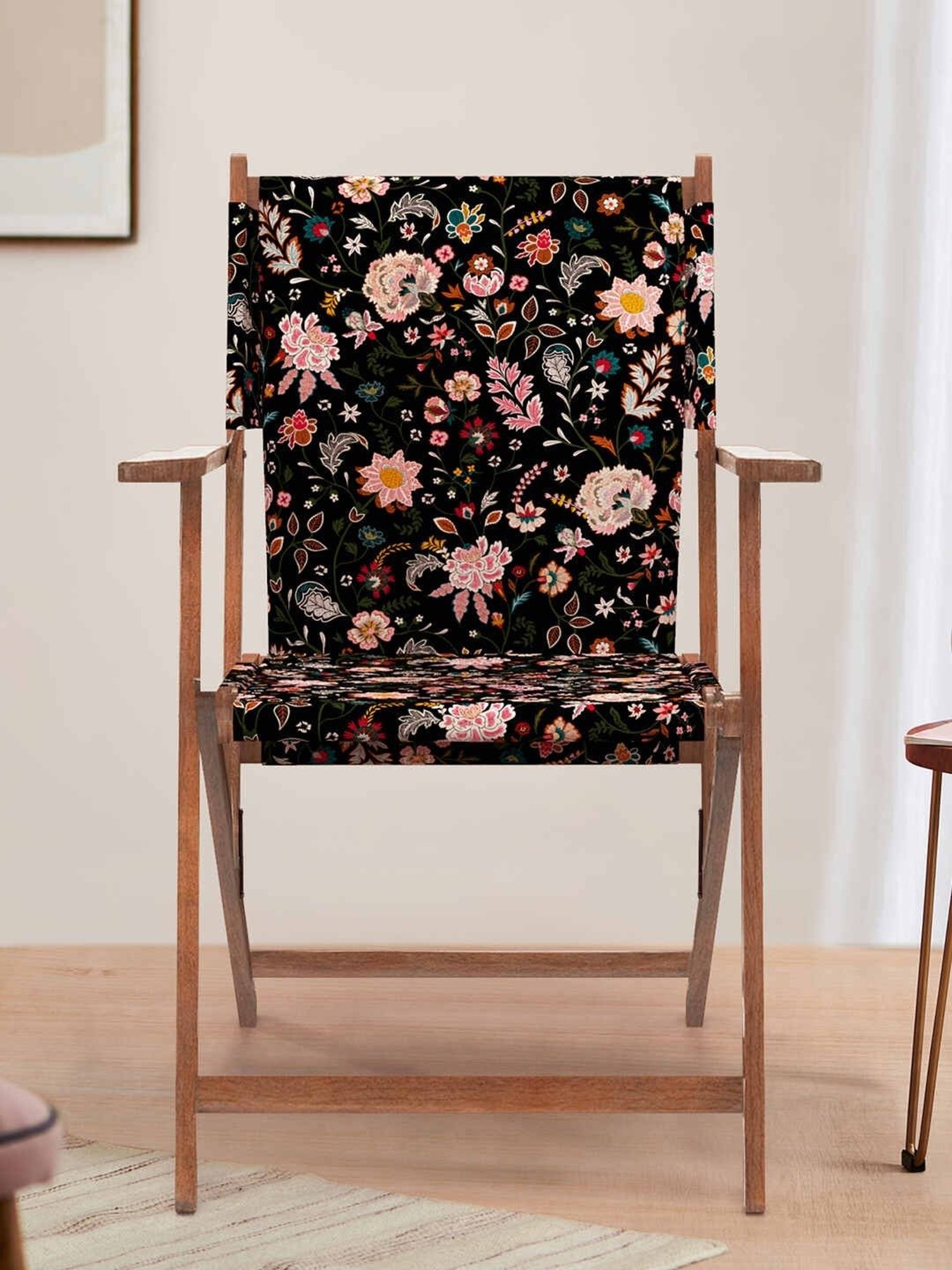 Durian Melania Cigar Brown Fabric Rocker Chairs