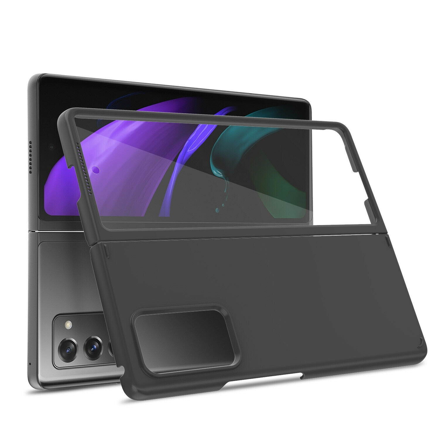 For  Galaxy Z Fold 2 5G Full Body Phone Case +Built-In Screen Protector
