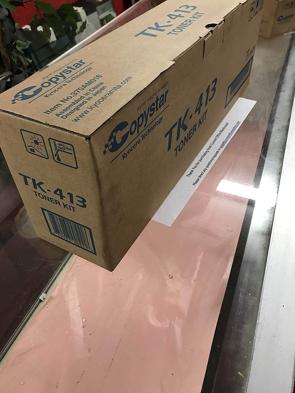 Copystar Genuine Brand Name, OEM 370AM016 TK-413 (TK413) Black Toner Cartridge (15K YLD) for CS-1620, CS-1650, CS-2020, CS-2050 Printers