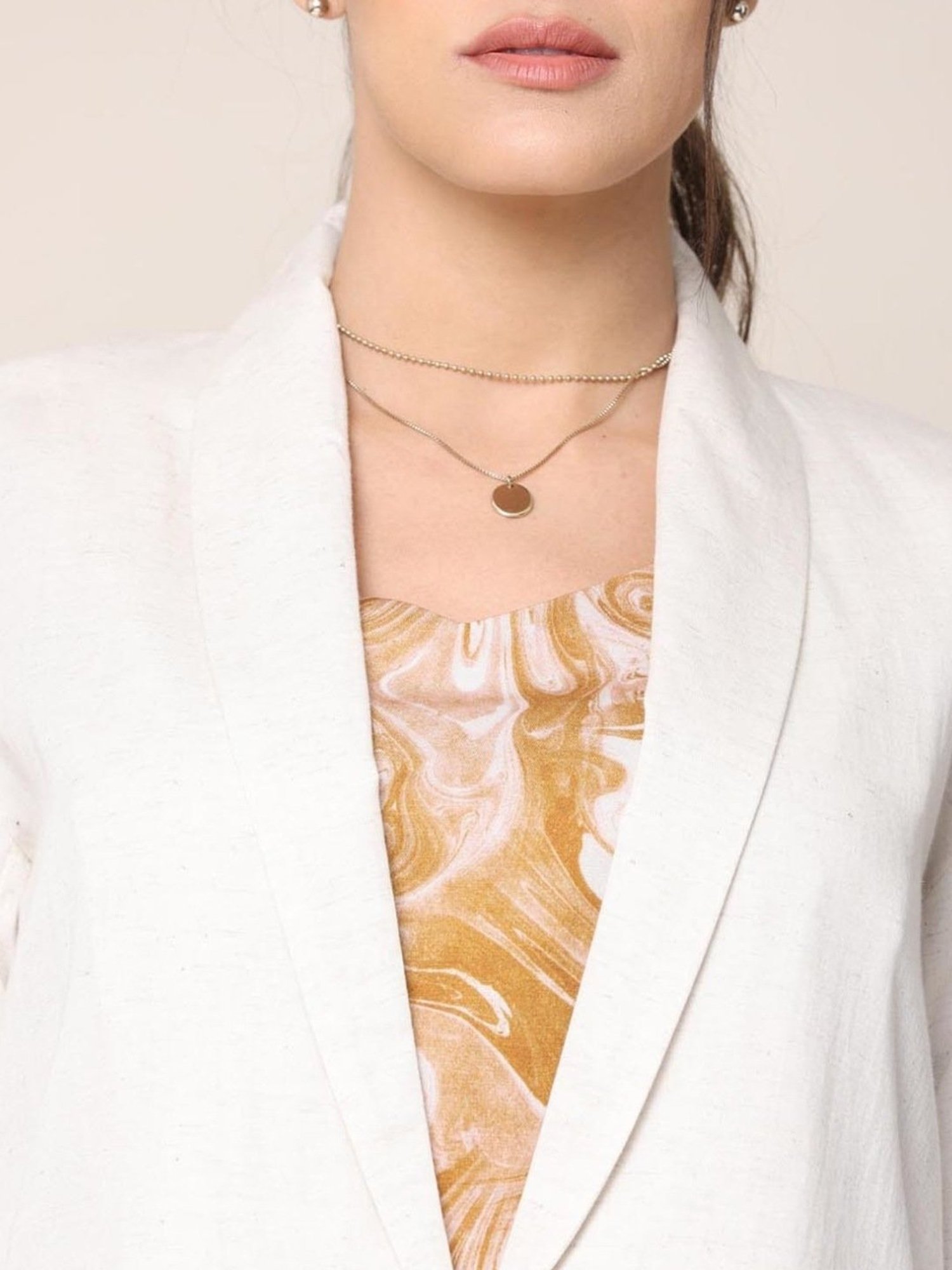 Saltpetre Classic Tencel All Season Cream Blazer