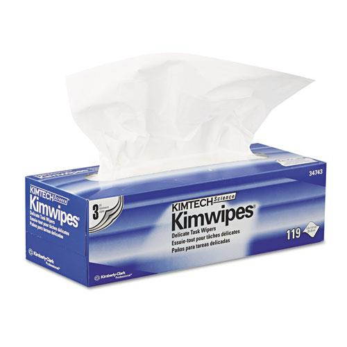 Kimwipes Task Wpr 3Ply 11.8X11.8 Whi 15/119