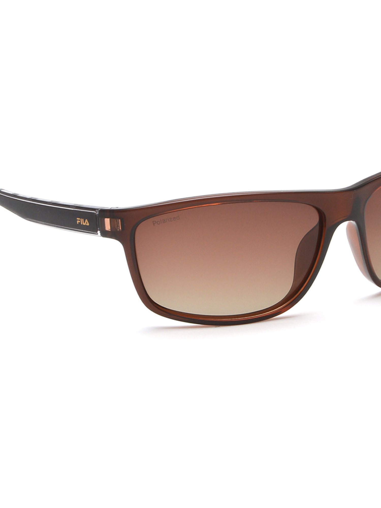 Fila Brown Rectangular UV Protection Unisex Sunglasses