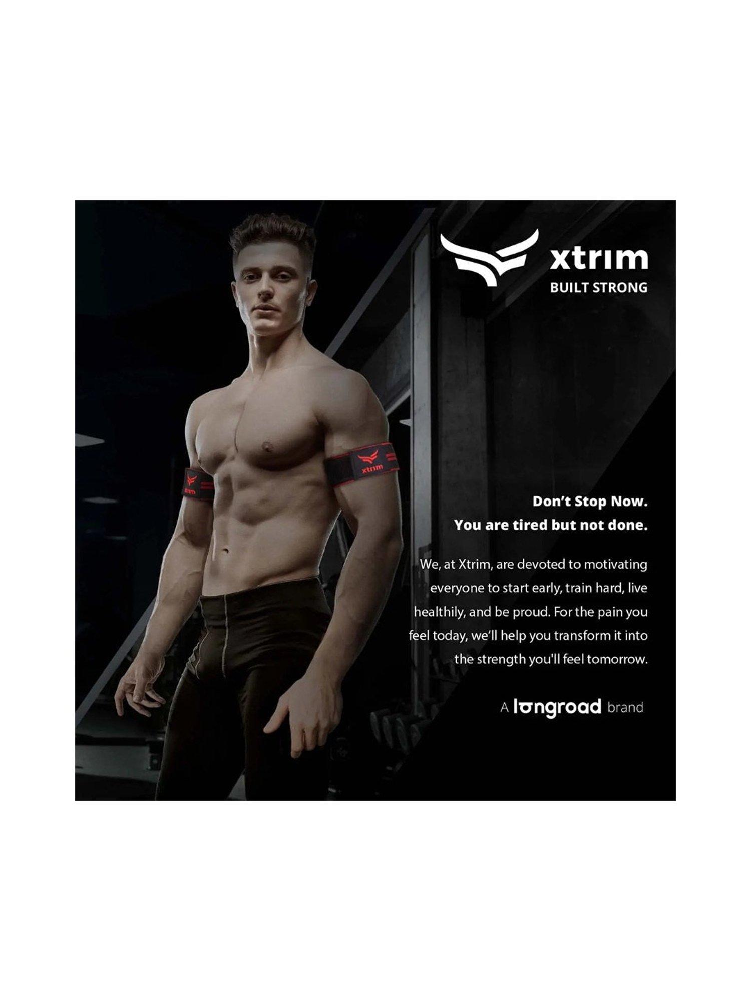 Xtrim Elastic BFR Band (Red)