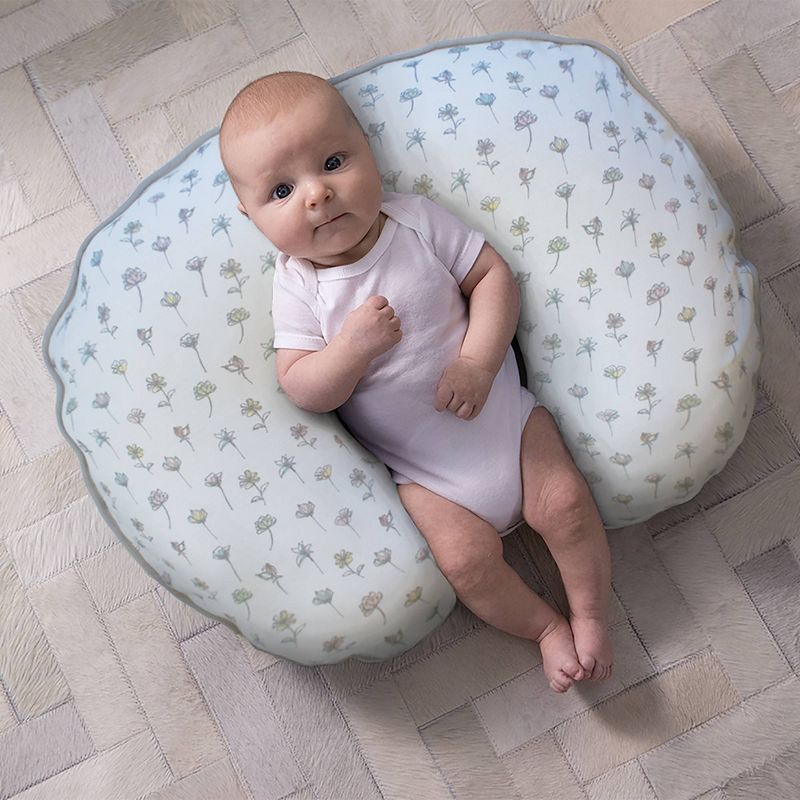 Boppy Original Feeding and Infant Support Pillow - Floral Stripes