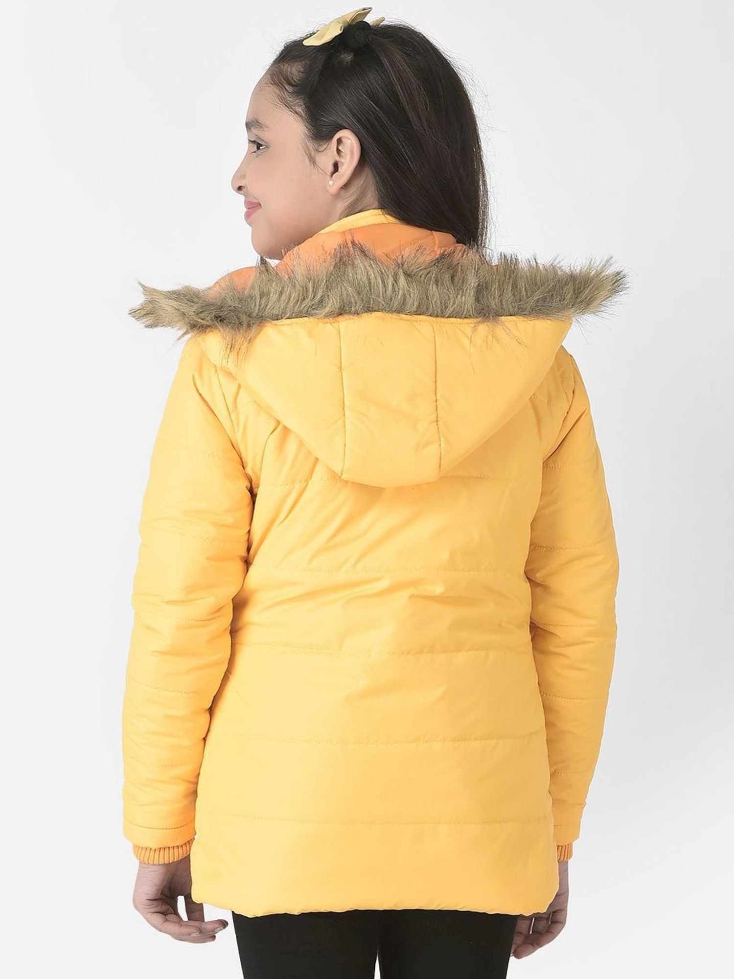 Elle Kids Black Self Pattern Jacket