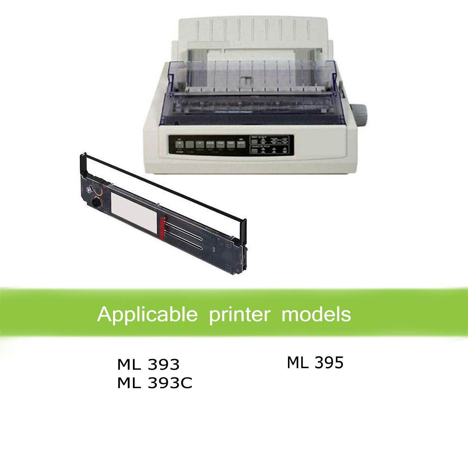 Awesometoner 1 Purple Compatible 52103601 Fax Cartridge Ribbon for Okidata ML 393 393C 395 Yield