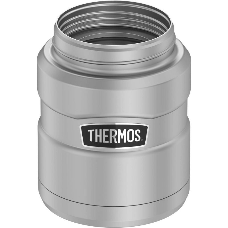 Thermos 16oz Stainless King Food Jar with Spoon - Stainless Steel